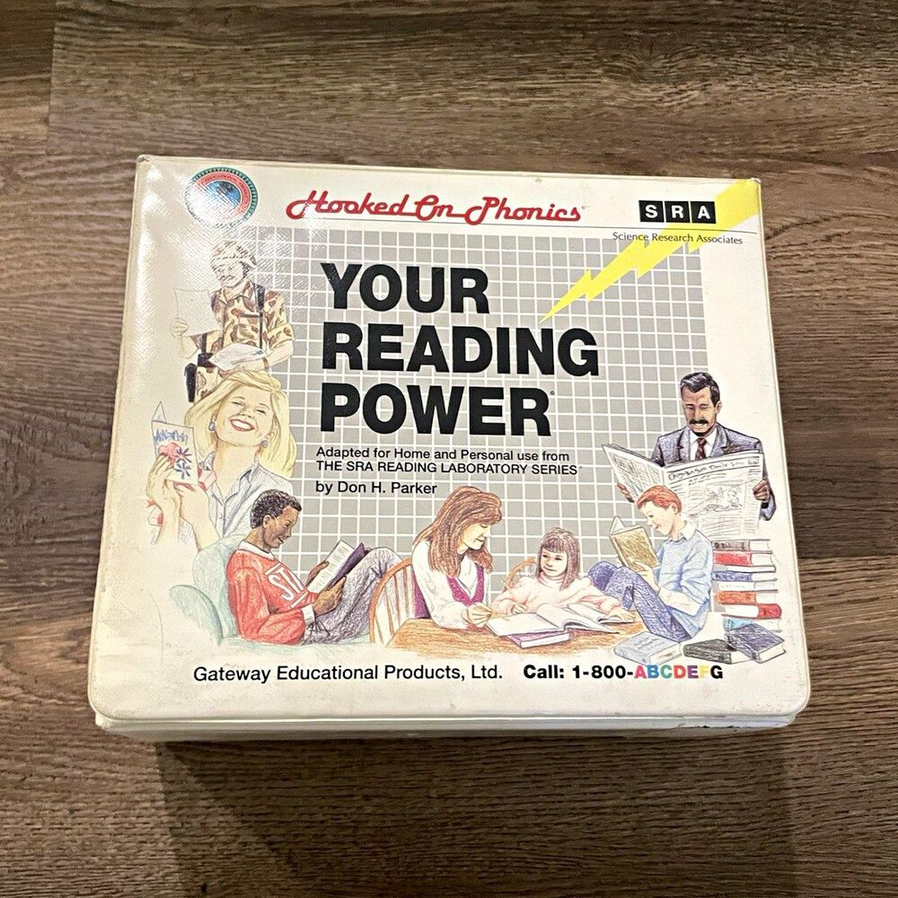 Hooked on Phonics Your Reading Power Reading/Phonics Cassette Set w/ Cards 8-11
